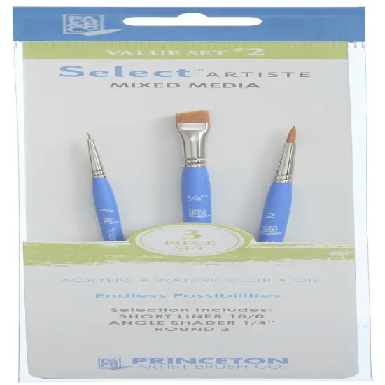 Princeton Select Brush Set 3/Pkg-SELECT BRUSH SET 2 {1}