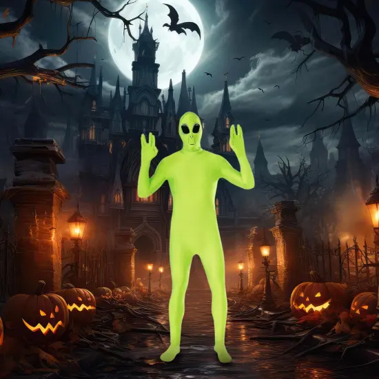 Disappearing Man Alien Adult Costume {4}