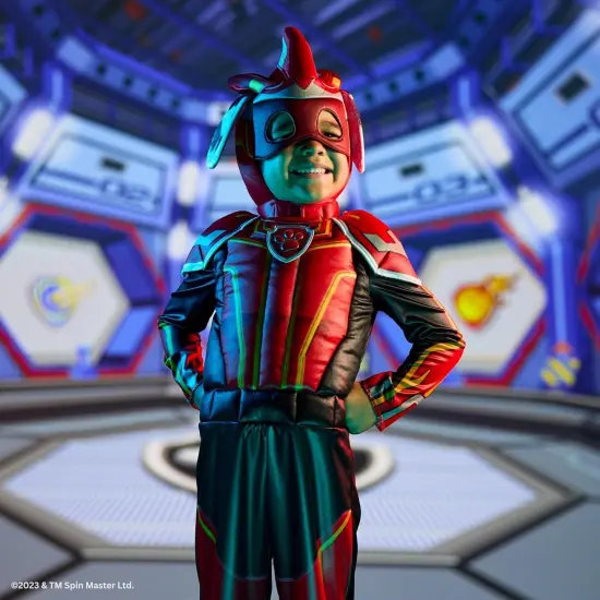 Marshall Deluxe Paw Patrol Costume, Official Paw Patrol Toddler Outfit with Armor and Headpiece for Kids, Size (4-6) {4}