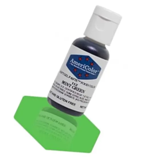 Mint Green Soft Gel Paste Food Color for Icing and Decorating 3/4 Ounce {2}