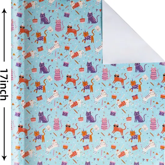 Gift Wrapping Paper for Girls and Boys 17 inch X 120 inch Per Roll {2}