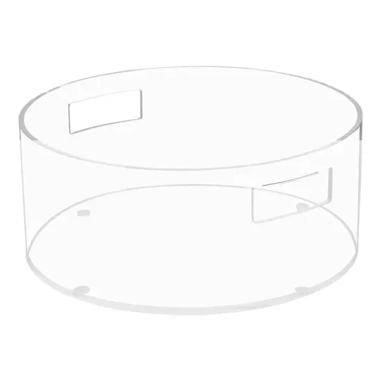 Lucite Wash Bowl White Base {3}