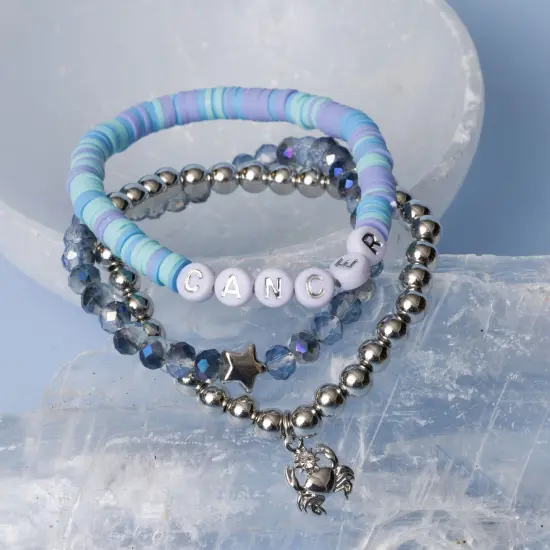 Jewelry Made By Me Zodiac Bracelet Kit-Cancer {1}