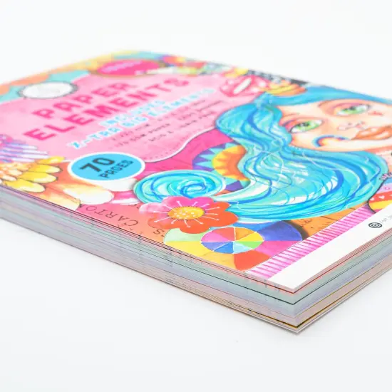 Art By Marlene Die-Cut Paper Pad 8.26"X11.57" 70/Pkg-Nr.275 Elements {5}