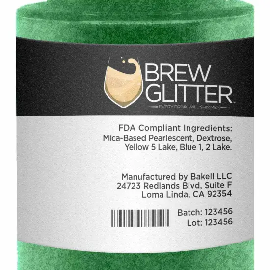 Green Edible Glitter Spray Pump | Brew Glitter&reg; {6}
