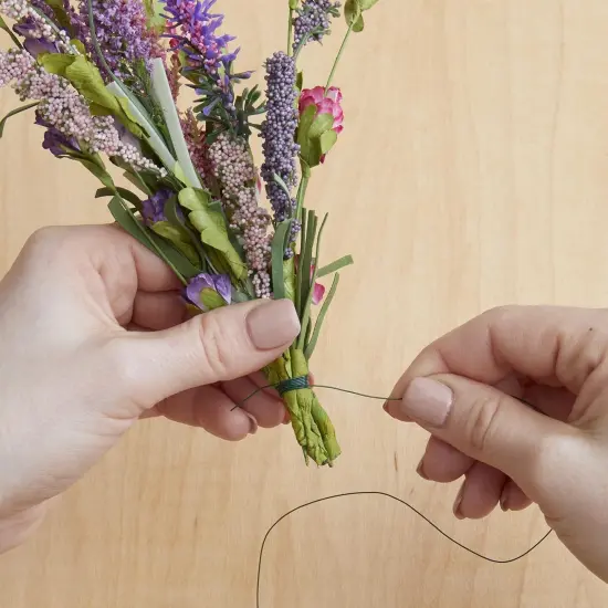 21 Gauge Floral Wire 0.5 Pound Spool Green {3}