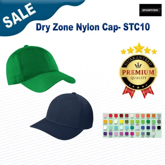 Sport-Tek&reg; Dry Zone Nylon Cap Purple {3}