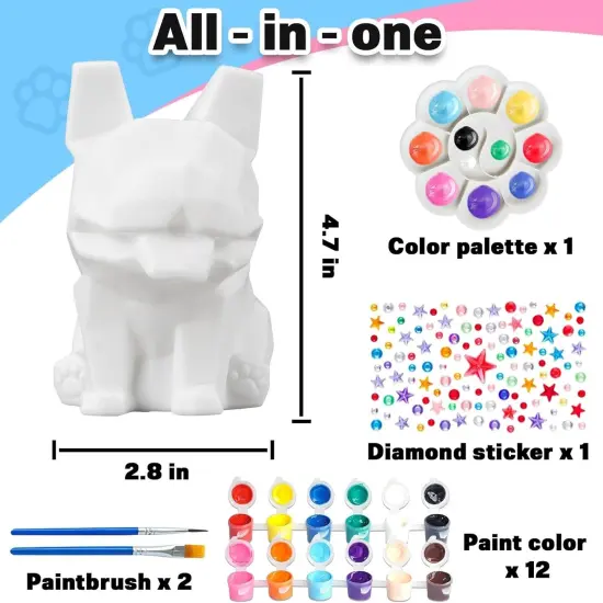 Paint Your Own Dog French Bulldog {2}