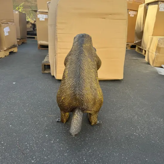 Groundhog Standing Life Size Statue {6}