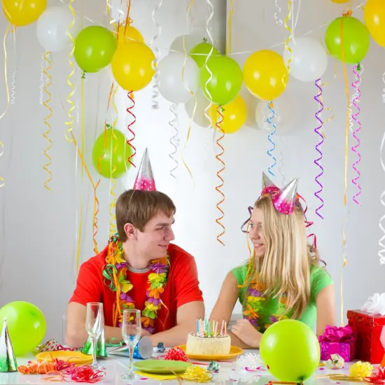 7 Pack Curling Ribbon,1750 Yards Crimped Curling Ribbon Balloon Ribbon Gift Wrap Ribbon Balloon String Shiny Wrapping Ribbon {2}