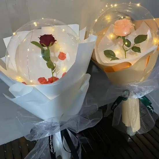 30 Set 27inch Big Clear Balloons Holder Sticks With Cups, Long Reusable Bobo Balloon Holder Sticks For 10in To 30in Various Balloons Birthday Festivals Wedding Party {4}