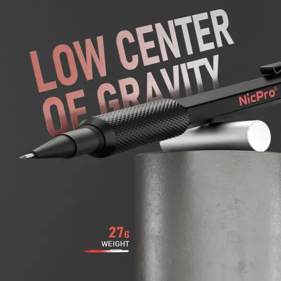 Mechanical Pencil Set with Case, 3PCS MP2000 Metal Artist Mechanical Pencil With 6 Tube HB Lead Refills, Eraser, Weatherproof Barrel for Outdoor Writing Drafting Drawing Sketching {2}