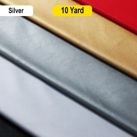 Rawhide Shiny Solid Spandex Fabric Silver {1}