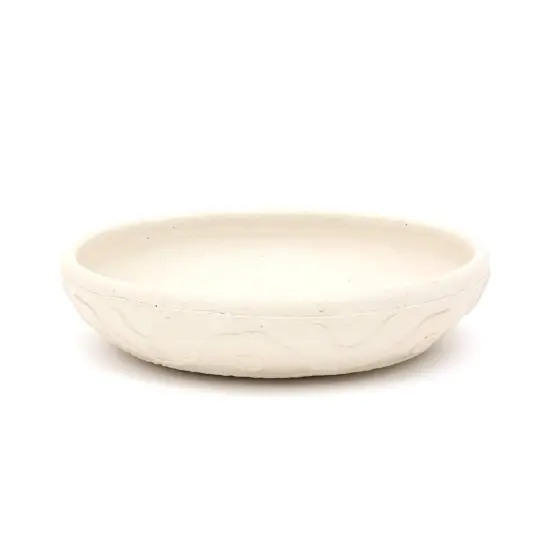 Embossed Terracotta Fruit Bowl (Small) {1}