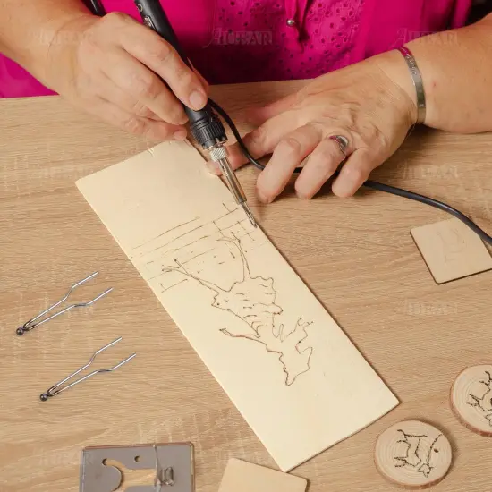 6 Pack Wood Burning Ball Tips Pyrography Wire Tip Engraving Adjustable Nibs for Machine {2}