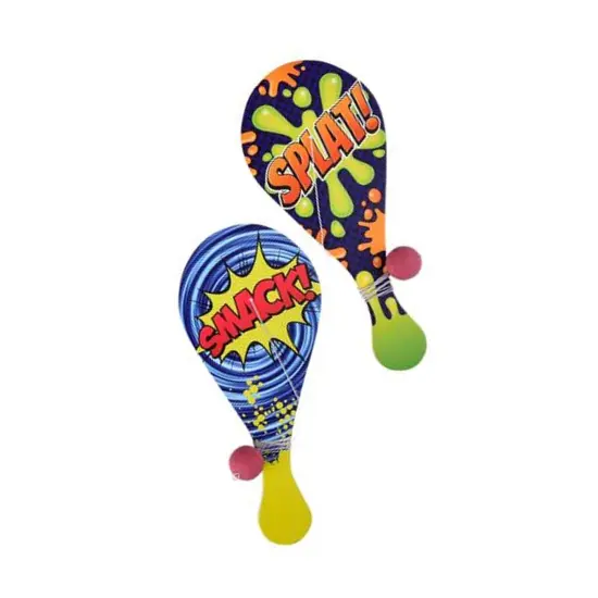 10 Inches Superhero Paddle Balls {6}