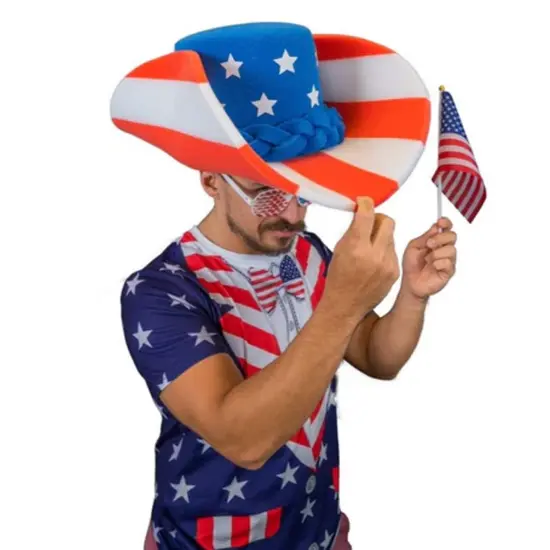 USA Giant Cowboy Hat Oversized Fun for Any Celebration {6}