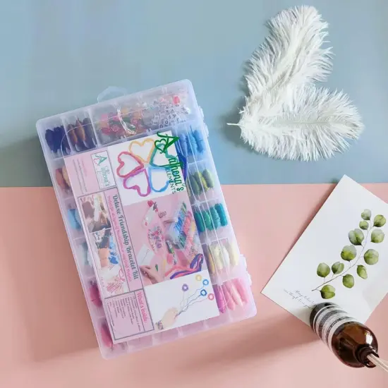 Embroidery Floss - 276 Pcs Cross Stitch Thread and Accessories - Perfect for Bracelet Making & DIY Embroidery Projects | Bonus Accessories Included {3}