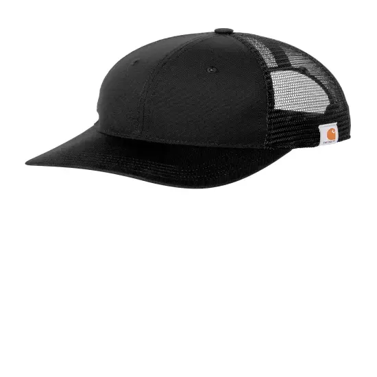 Carhartt&reg; Canvas Mesh Back Cap Black {1}
