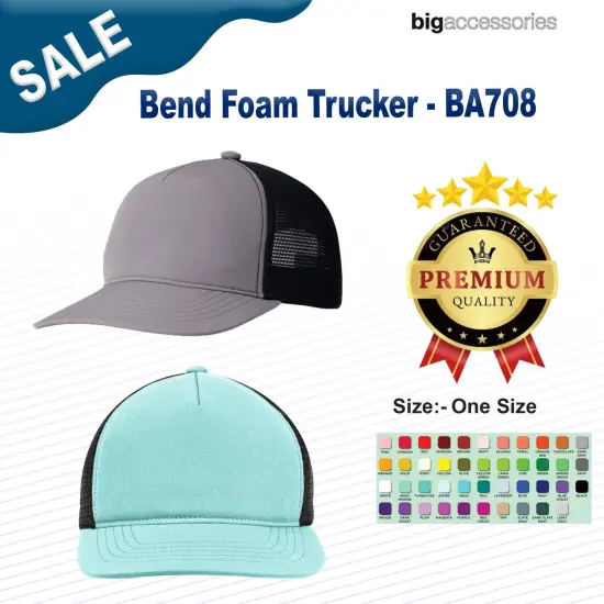 Big Accessories&reg; Bend Foam Trucker OLIVE/ BLACK {2}