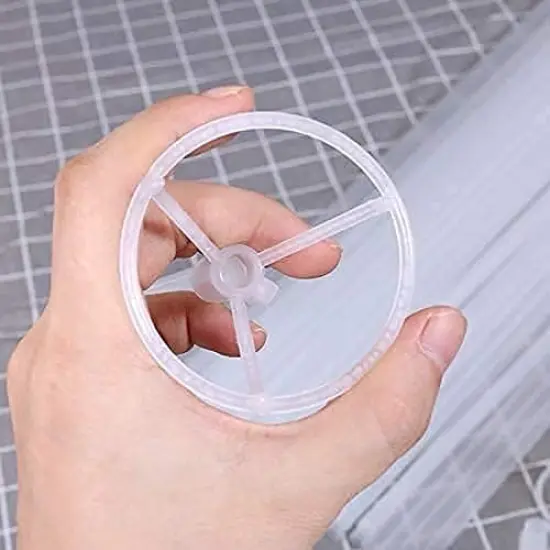 Large Balloon Sticks with Big Cups, 35 Sets Thickened 17inch Long Clear Bobo Balloon Sticks Holders for 10" to 30inch Large Balloons {5}