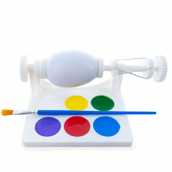 Kids Mini Plastic Craft Lathe with Brush for Decorating Eggs {5}