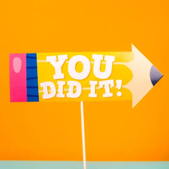 Big Dot of Happiness Funny Elementary Grad - Kids Graduation Party Photo Booth Props Kit - 10 Piece {5}