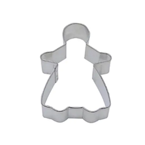 3.5&rdquo; Gingerbread Girl Metal Cookie Cutter {1}