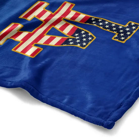 MLB Celebrate Series Silk Touch Sherpa Throw Blanket 50×60 Inches Los angeles dodgers {2}