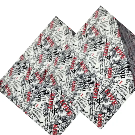 60" Width Rayon Jersey Spandex Knit Fabric Newspaper Love Kiss Print {2}