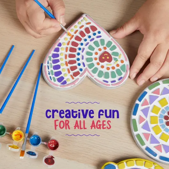 Summer Stepping Stones Painting Kit for Kids - Outdoor Summer Crafts - Paint 5 Garden Stone - Unicorn Craft Kits for Boys, Girls Ages 6-12 - Gifts for Boy, Girl Age 6, 7, 8, 9, 10 + Year Old - Summer Gift {4}