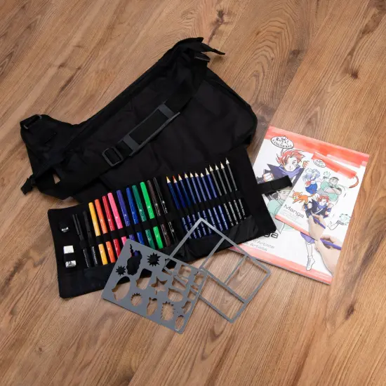 FA-102 | Essentials&trade; 32pc Manga Drawing & Sketching Travel Art Set {3}