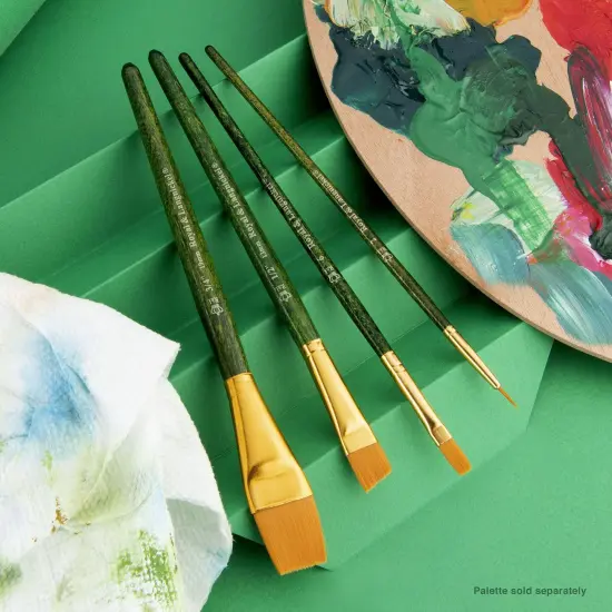 RSET-9144 | 4pc Golden Taklon Variety Brush Set {3}