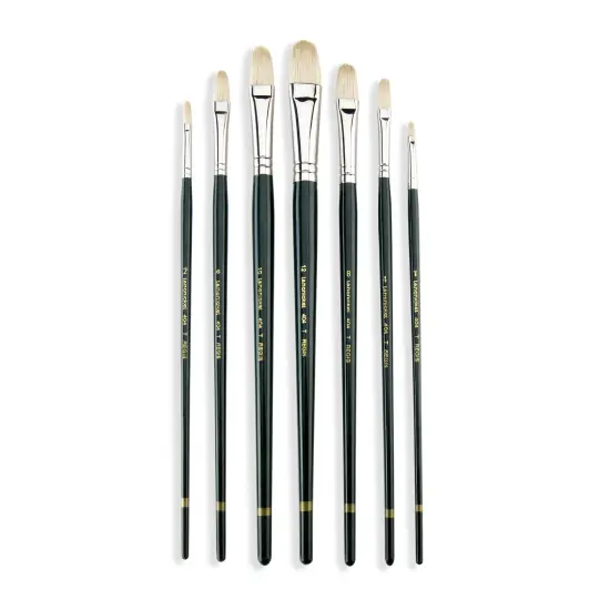 RSET-404T | Regis&trade; 7pc Oil & Acrylic Filbert Brush Set {2}