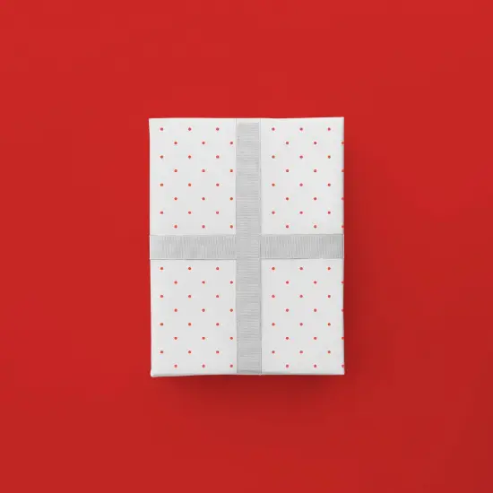 Vintage Red Dot Gift Wrap {1}