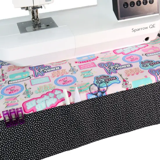 Crosscut Sewing Co.® Sewing Machine Mat Sewing Project Kit for Beginners with Fabric, Instructions and Video Sew cool {5}