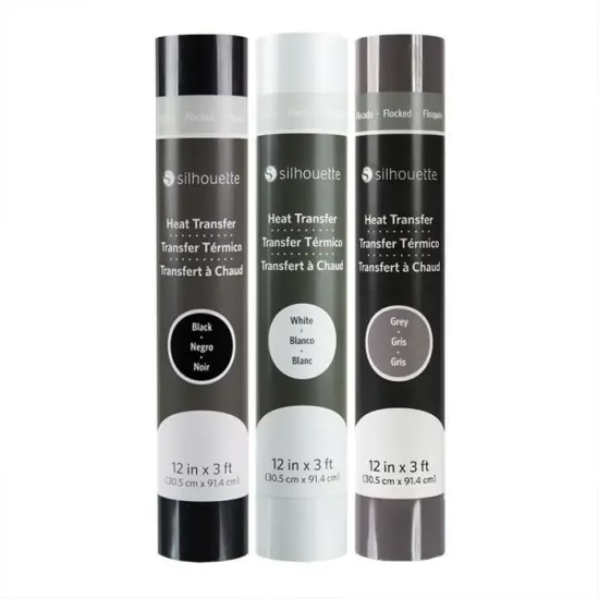 Flocked Heat Transfer - 12" - Dark Pink {1}