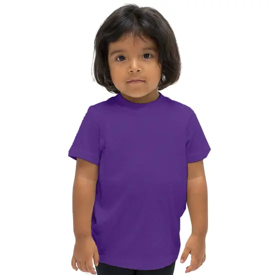 BELLA + CANVAS&reg; Toddler Crewneck Short Sleeve Jersey T-Shirt Team purple {1}
