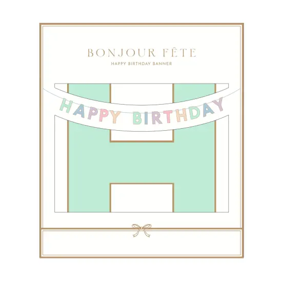 PASTEL HAPPY BIRTHDAY BANNER {4}