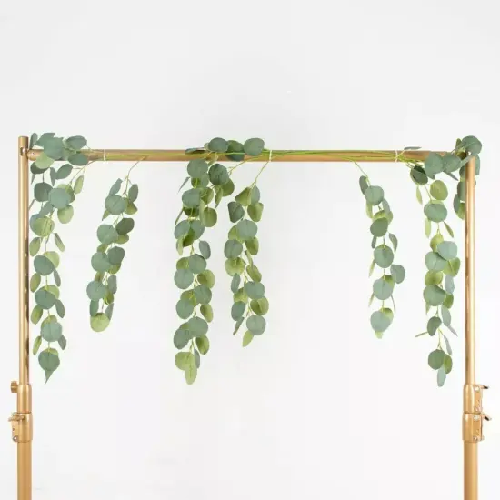 3 Green 41 in Silk Eucalyptus Leaves Hanging Artificial PLANT STEMS Party Events {3}