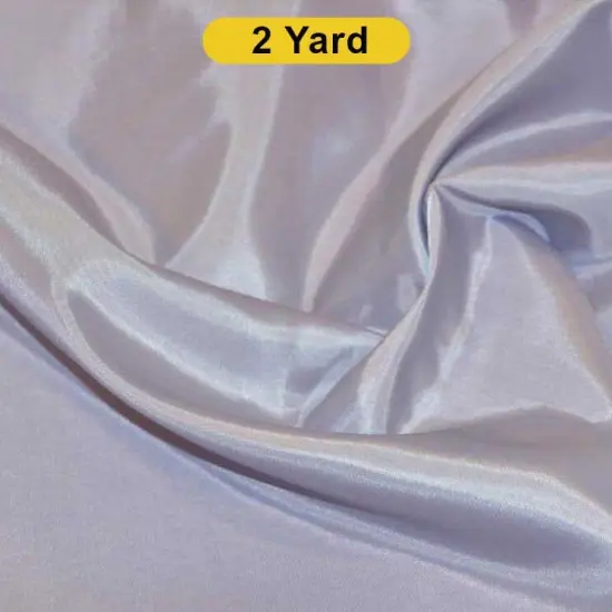 Soft Yet Durable Polyester Lining Fabric for Apparel & Event Decor 60" Wide Silver {1}