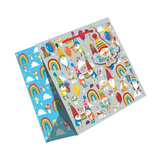 Stylish Patterned Gift Bags 10" X 4" X 8" {5}