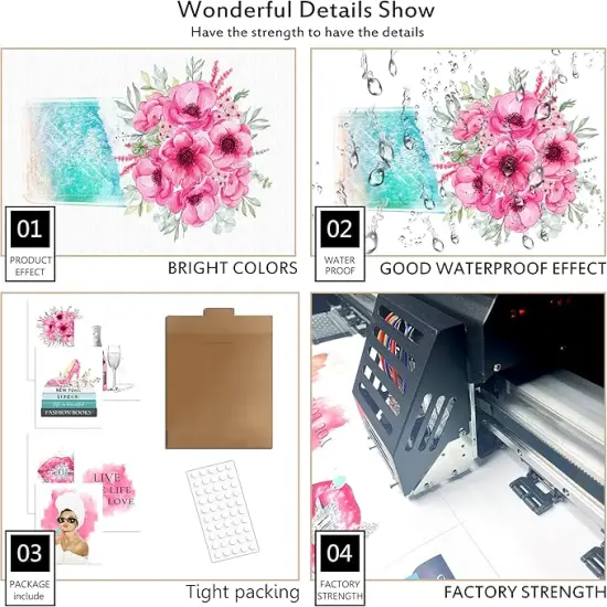 Fashion Wall Art Prints Set of 6 Canvas Modern Famous Women Posters Fashion Wall Decor Champagne Lips Books High Heels Perfume Pictures Photos for Room (8"x10" UNFRAMED) {4}