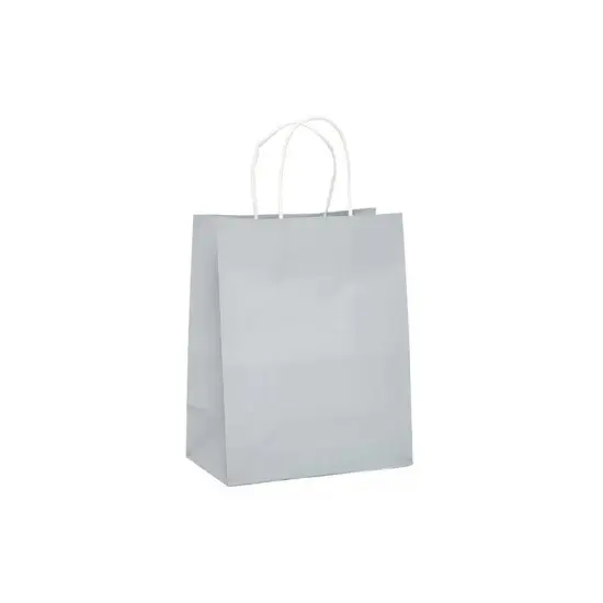 Functional Matte Shopping Bag with White Interior 10" x 5" x 13" {2}