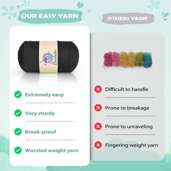 Crochet Kit for Beginners, Crochet Starter Kit with Step-by-Step Video Tutorials, Crochet Animal Kits for Adults Kids, DIY Craft Supplies (Magical Cats) {2}