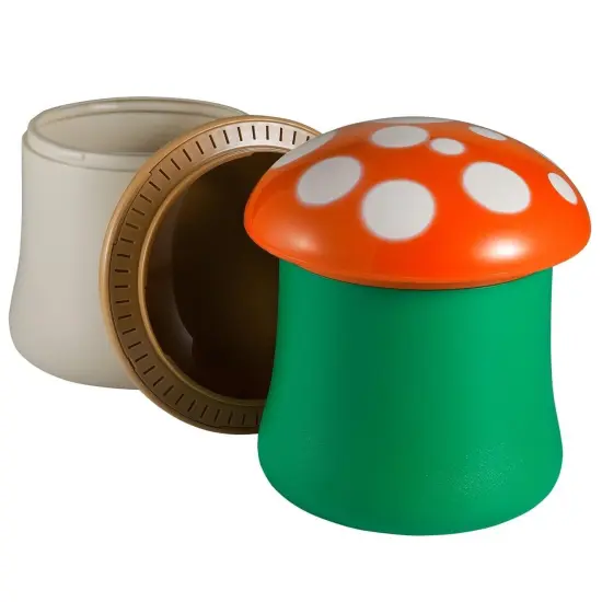 Hutzler Mushroom Saver Keeper Storage Container - Keeps Fresh Longer Brown {2}