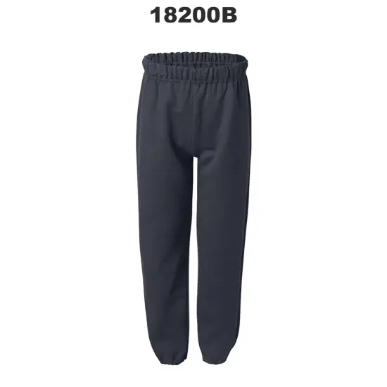 Gildan&reg; Youth Comfortable Sweatpants Heavy Blend Pants Black {3}
