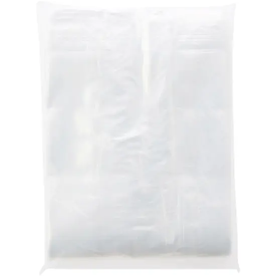 Plymor 8" x 4" x 20" (Pack of 100), 1 Mil Gusseted Plastic Bags {6}