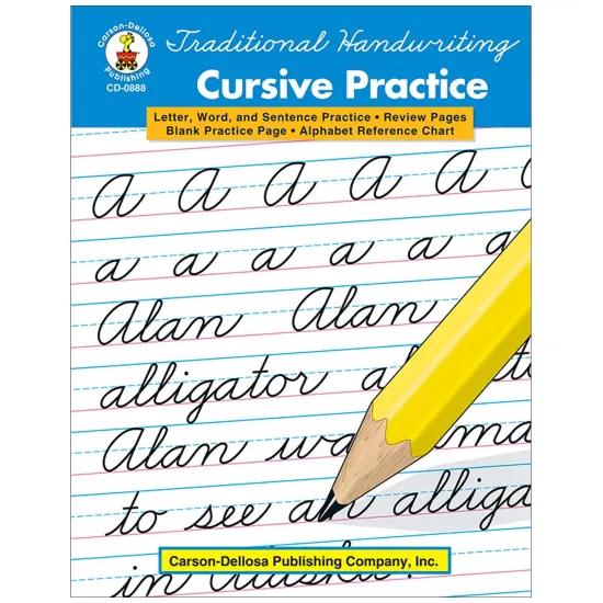 Traditional Handwriting: Cursive Practice Resource Book {1}