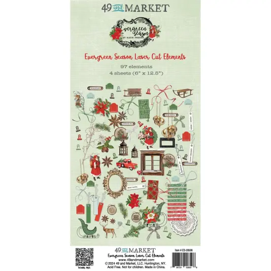 49 And Market Laser Cut Outs-Elements, Evergreen Season {1}